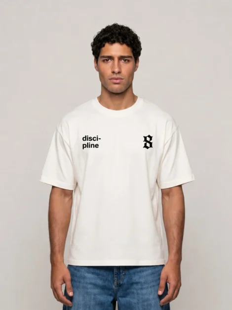 discipline off-white t-shirt